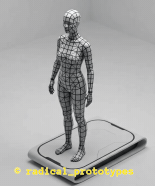 Morphable Mannequin prototype animation